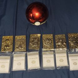 Gold Plated Burger King Pokémon Cards