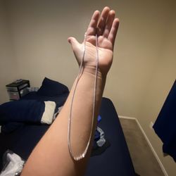 A Silver Cuban Chain 925 Italian Silver 