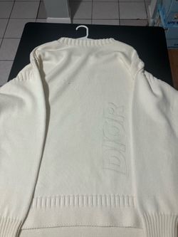 White Christian dior sweater