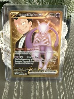 Gold Mewtwo From Destined Rivals