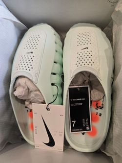 Size 7W - Nike Mind 001 Slide Mule Barely Green (HQ4309-300) Women’s Brand New