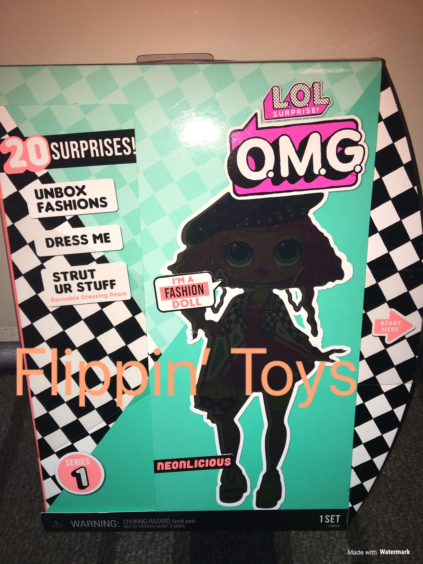 Lol Surprise OMG Fashion Doll- Neonlicious