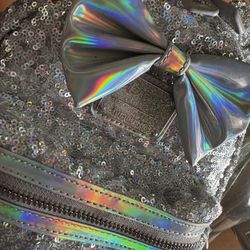Disney Silver Backpack Loungefly And Purse 