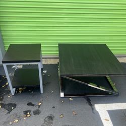 Coffee Middle Living Room Table With Side End Table Ottoman Center Piece