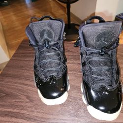 JORDAN 6 RINGS GS 'BLACK' Retro