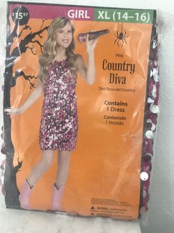 Country Diva, Girl’s X-Large Halloween Costume