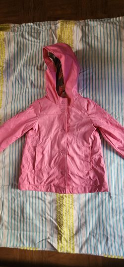 Baby Gap Pink Kids Hooded Rain Jacket 2T