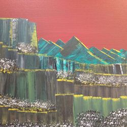 Acrylic painting by Frederick Agnew.