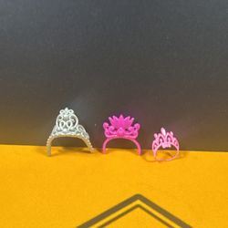 3 Barbie Tiara/crowns 