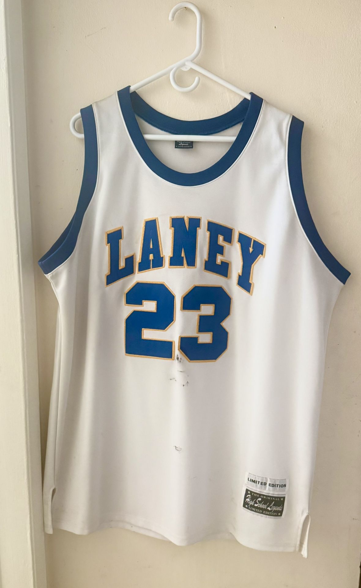 Michael Jordan Laney High School Jersey (Size 54)