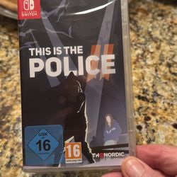 This is the Police 2  Nintendo Switch Game New Sealed