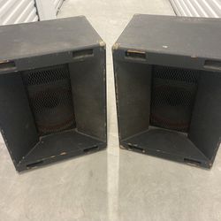 P.A. Speakers & Powered Mixer