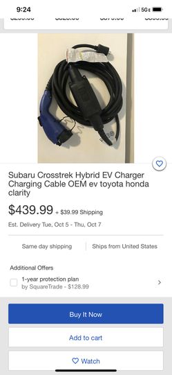 Plug In Cable For Subaru Crosstrek Hybrid Plug In