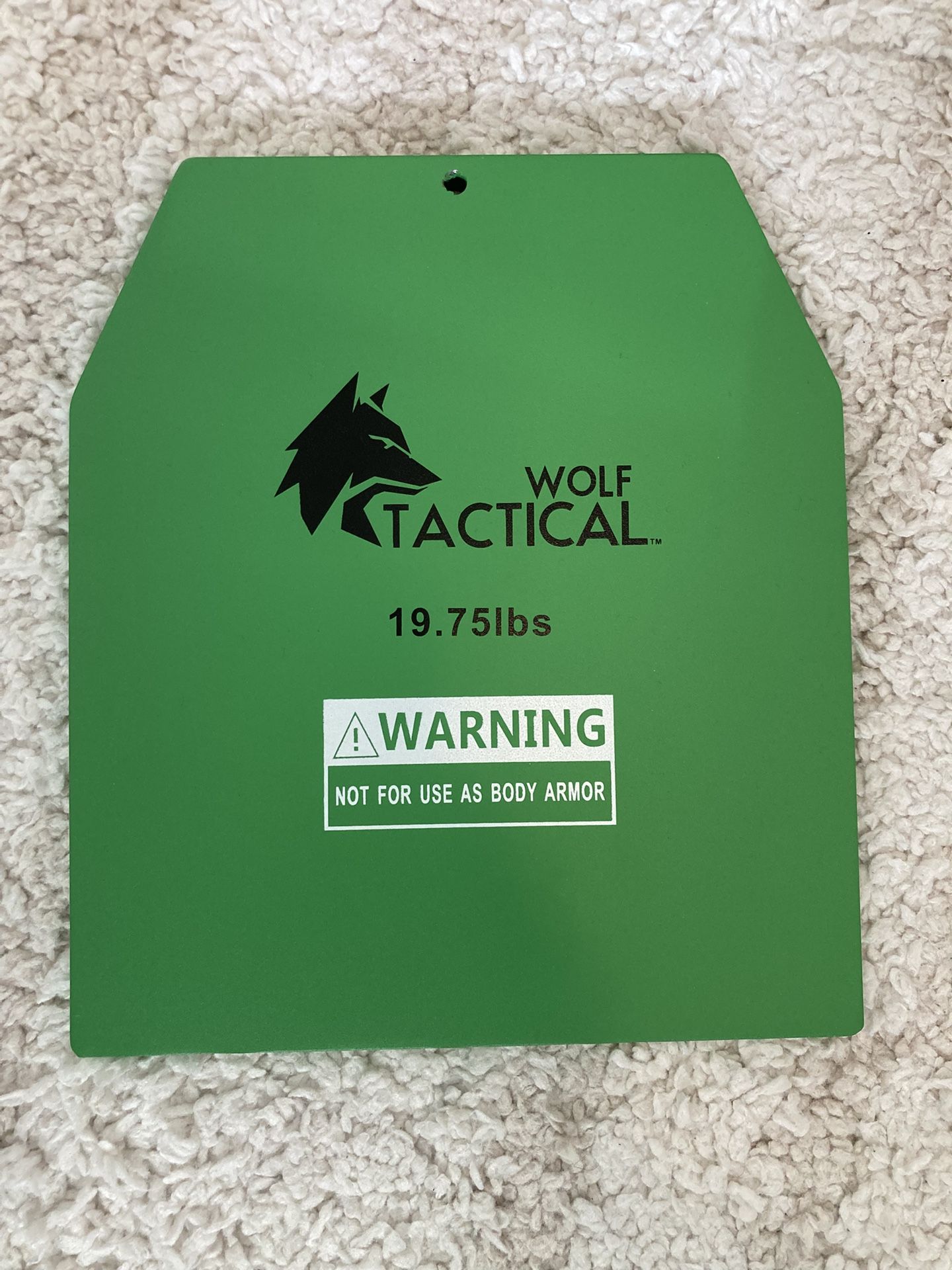 weight vest plate 19.75 lb