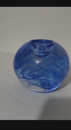 KOSTA BODA - SWEDISH GLASS CANDLEHOLDER - ANNA EHRNER - M94
