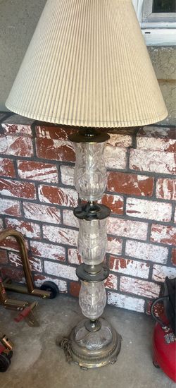 Vintage Crystal Lamps Very Rare