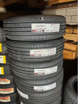 215/70R14 Hankook llantas nuevas Instaladas y balanceadas