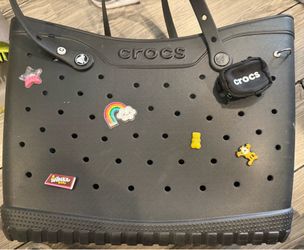 Large Croc bag beach tote bogg bag rubber