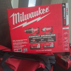 MILWAUKEE M18 COPACT 2 TOOL COMBO KIT