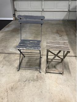 Vintage bistro set