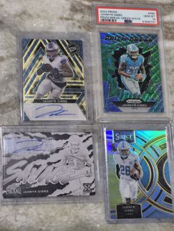 Jahmyr Gibbs Auto/# Card Lot