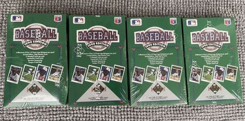 4 SEALED BOXES of 1990 UPPER DECK Baseball Trading Cards