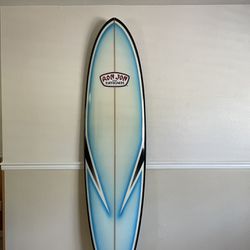 Ron Jon Longboard Surfboard 7' 5.5" Tall X 21.5" Wide Never Used, Purchased As Decor 