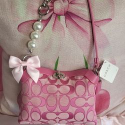 Coach Y2K Cotton Candy Outline Signature C Mini Bag