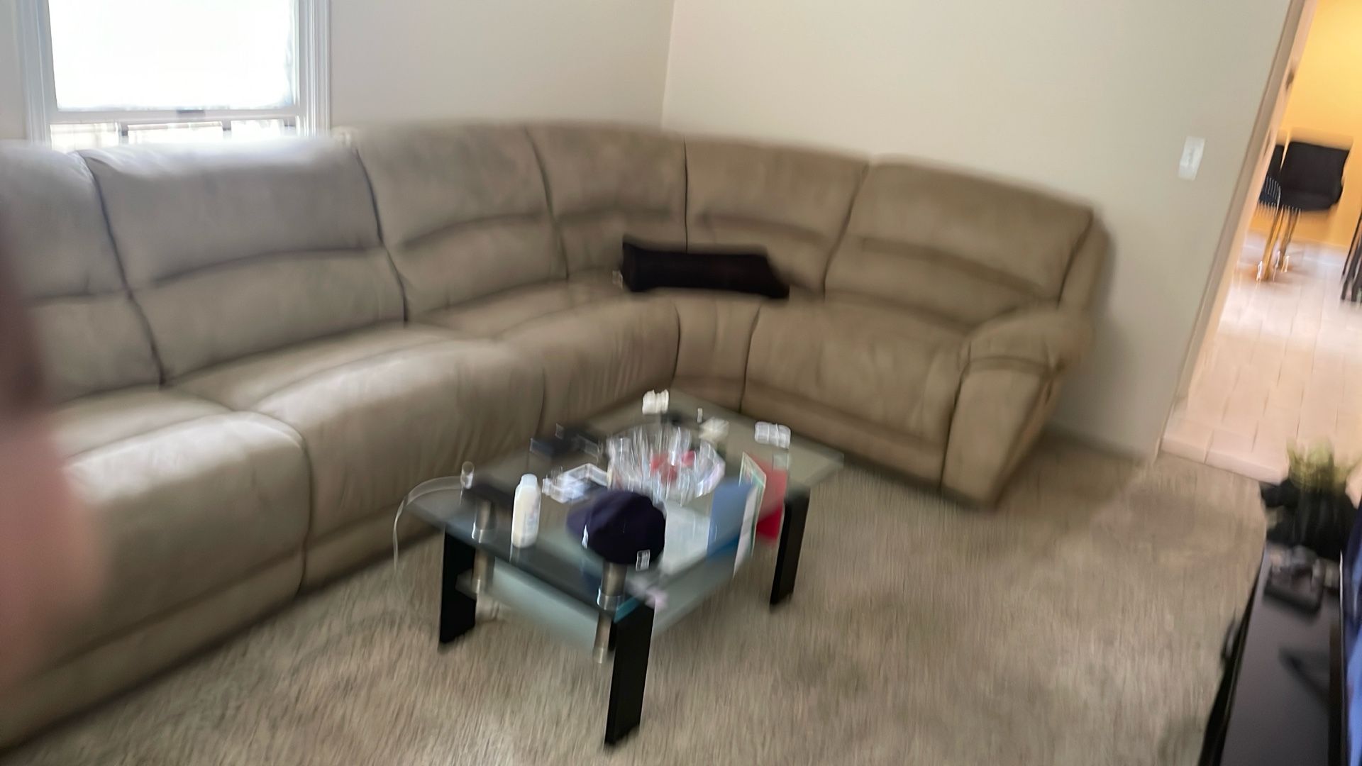 5pc Sectional w/Automatic Recline