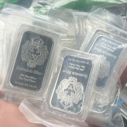 Silver Bar 1 Oz  I Have 12 Of Them  $45 East bar