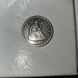 1875 US 20 Cent Coin