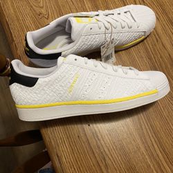 Adidas Originals Stripe Life Superstars Sz 13