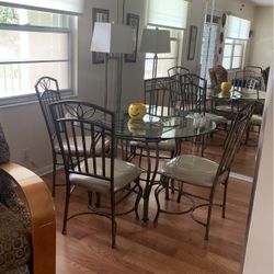 Dining Room Set Glass Table