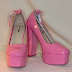 Pink Platforms Size 10