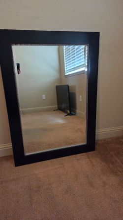 Large wall mirror