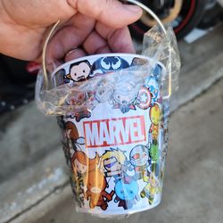 Marvel small tin buckets brand new!!