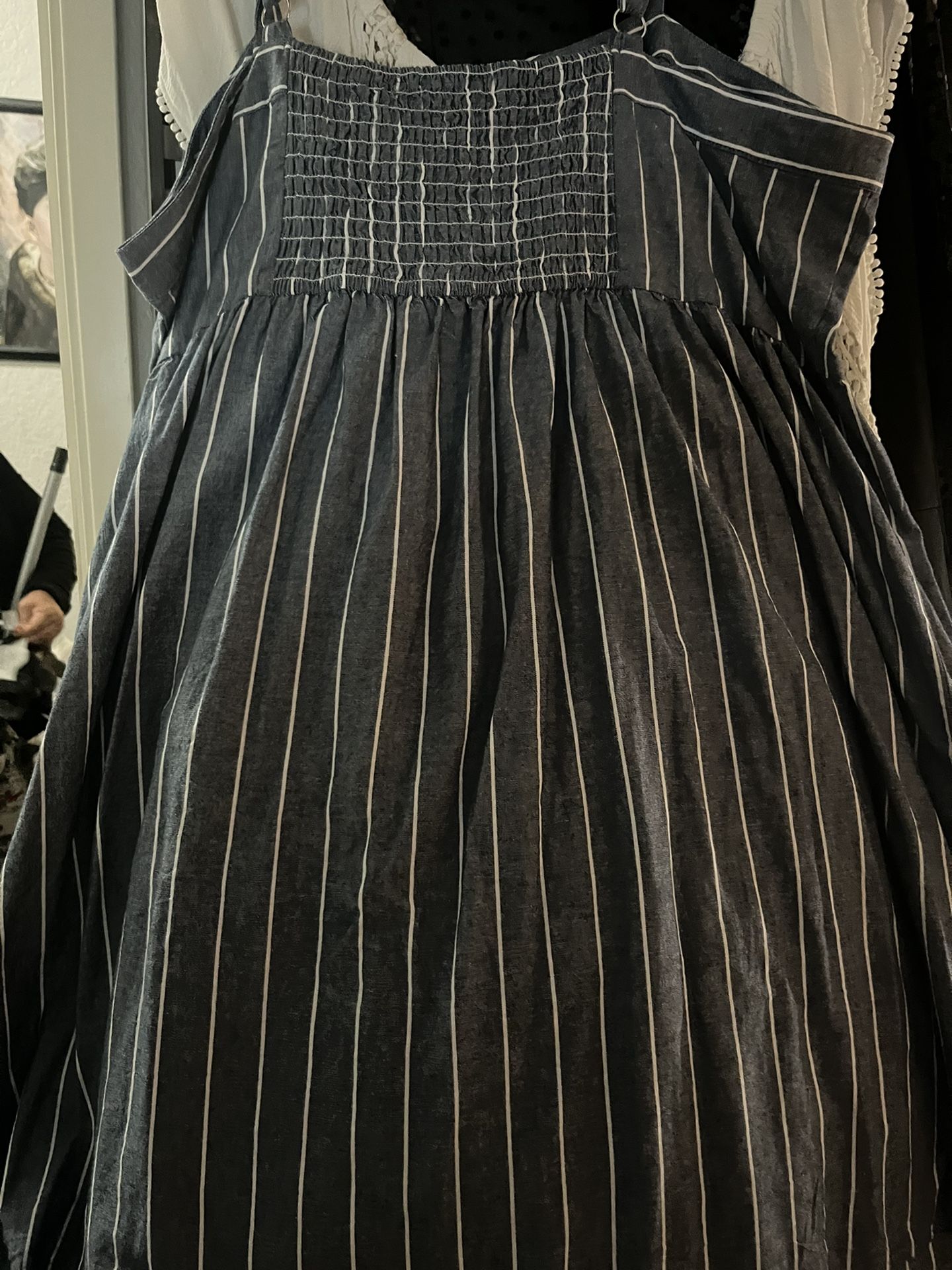 Forever 21 Blue Striped Dress
