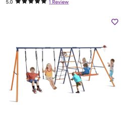 Outdoor Swing Set For Kids 6 In 1