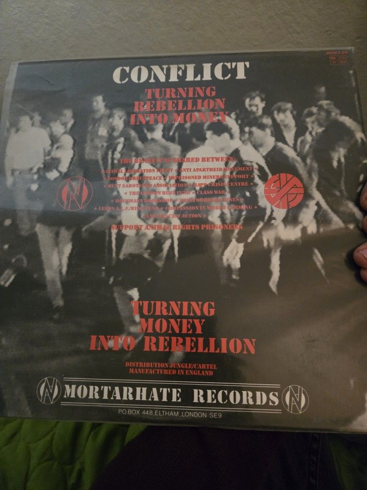 Conflict Turning Rebellion Into Money Double Vinyl Crass Punk Rock,All Products : American Fashion Style Bags On Sale
