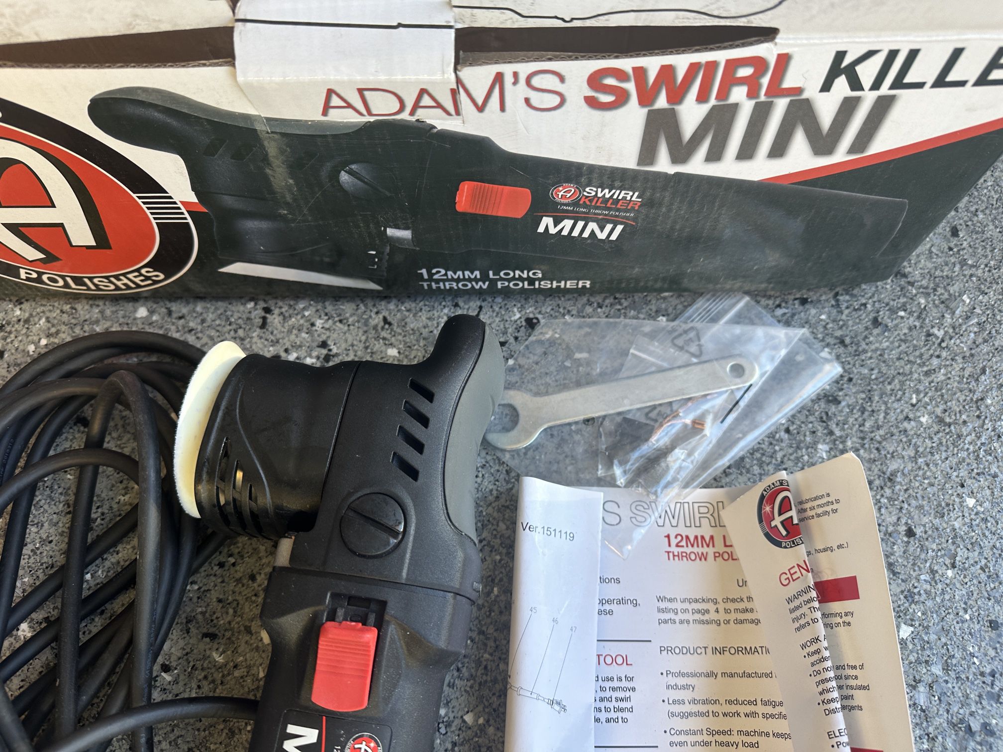 Adam's Swirl Killer MINI 12mm LT Polisher