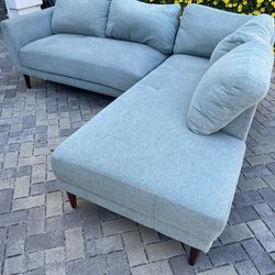 2 Piece Sectional Sofa -free Delivery 