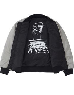Supreme x Jean Paul Gaultier Reversible Backpack MA-1 Jacket