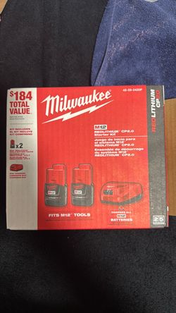 Milwaukee M12 REDLITHIUM CP2.0 Starter Kit