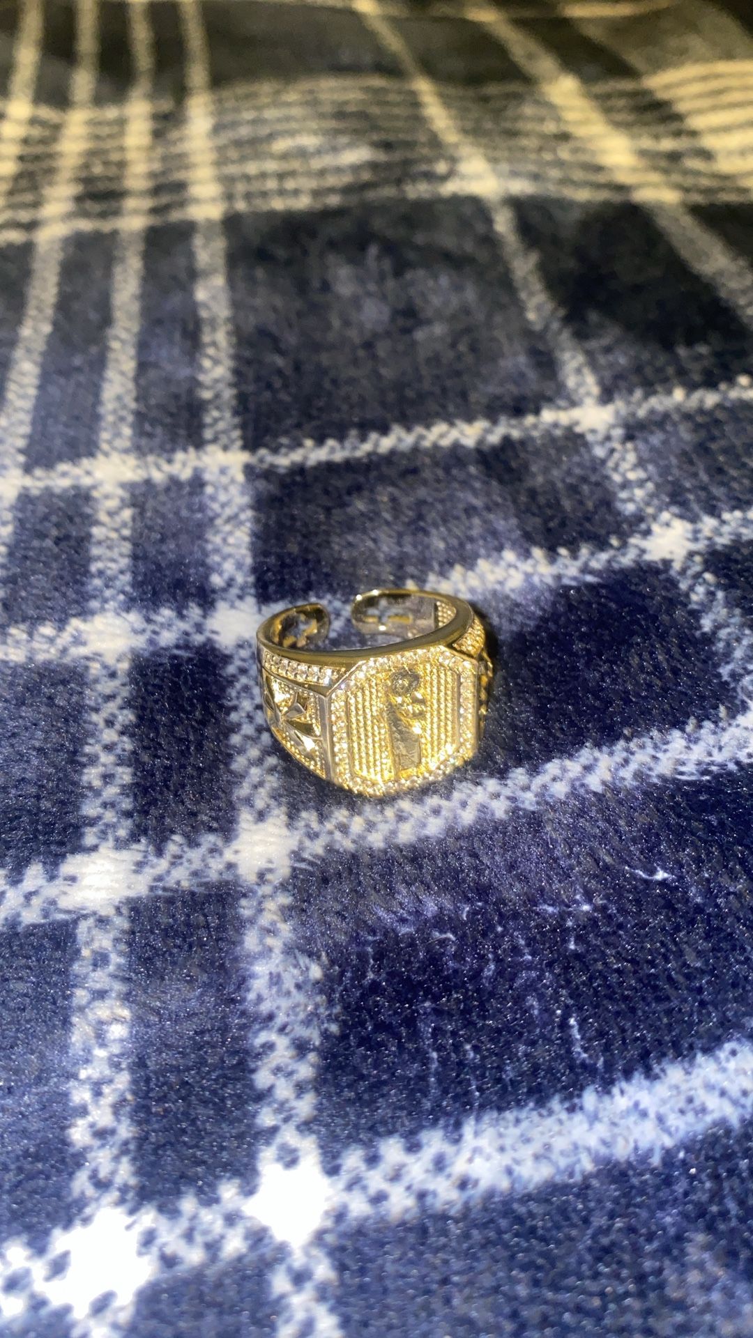 Gold Ring And Chain