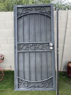 Heavy duty security screen door 36x80