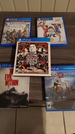Five PS4 Games