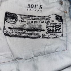 Levi’s Woman’s 501 Skinny 