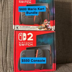 Nintendo Switch 2 New Sealed Console Bundle