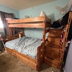 Bunk Bed Twin And Full Solid Wood