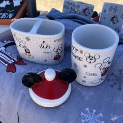 Mickey Mouse Cortina De Baño Y Accesorios 